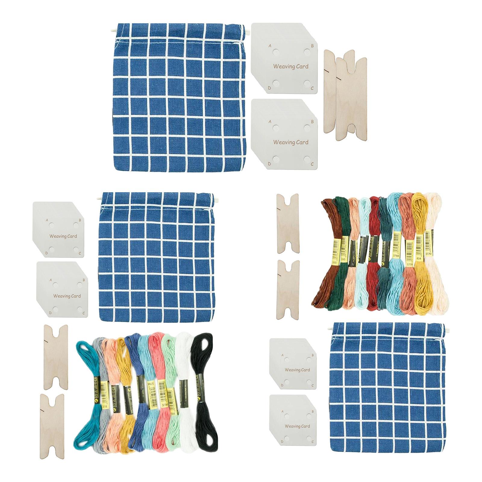 Tablet Accessories Set - Plastikowy zestaw kart do tkania, narzędzia