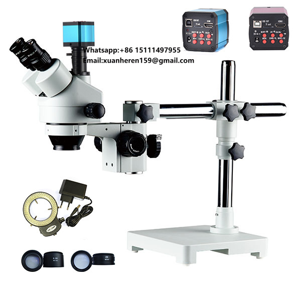 Mobile & Tablet Accessories - Mikroskop stereoskopowy trójokularowy z zoomem 3.5X