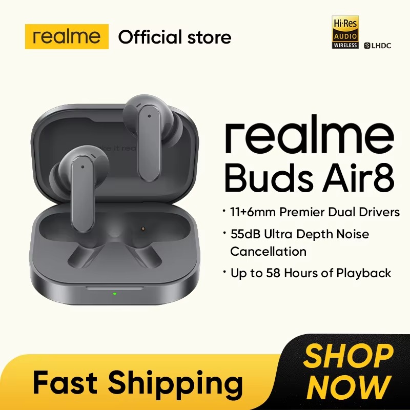 Realme Tablet Accessories - Globalna wersja realme Buds Air 8