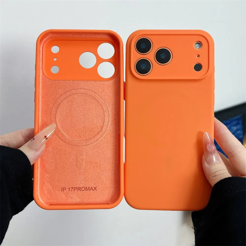 Apple Iphone 15 - Płynny silikonowy magnetyczny futerał na telefon