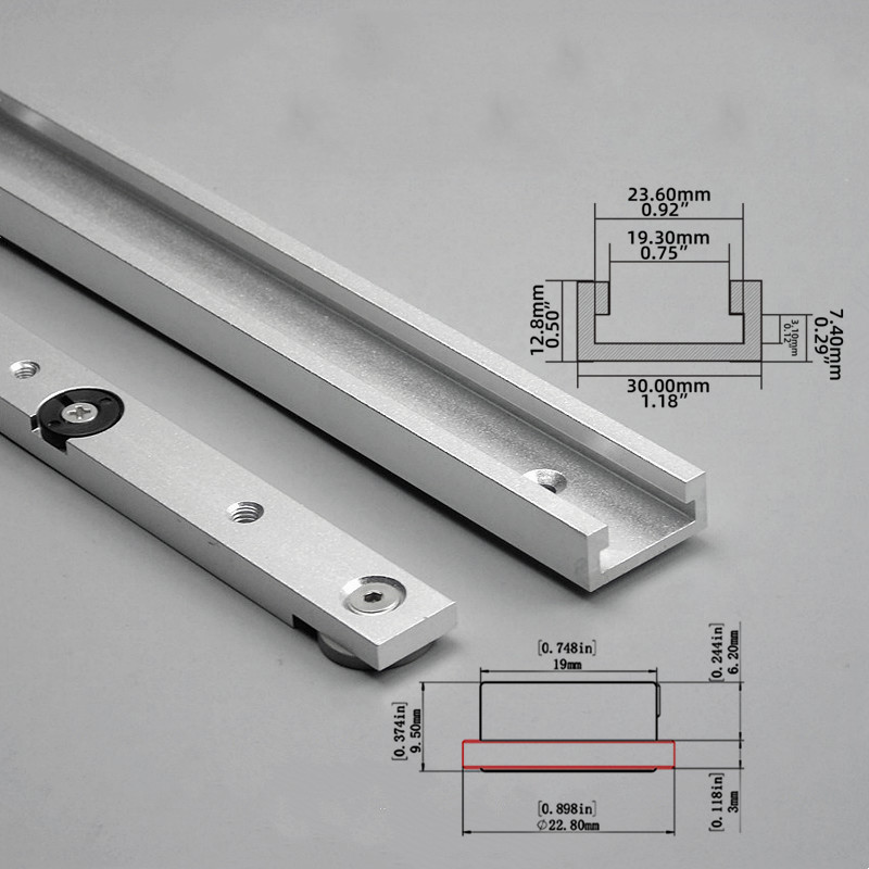 Tablet Accessories Set - 2-częściowy zestaw prowadnic T-Track i prowadnic