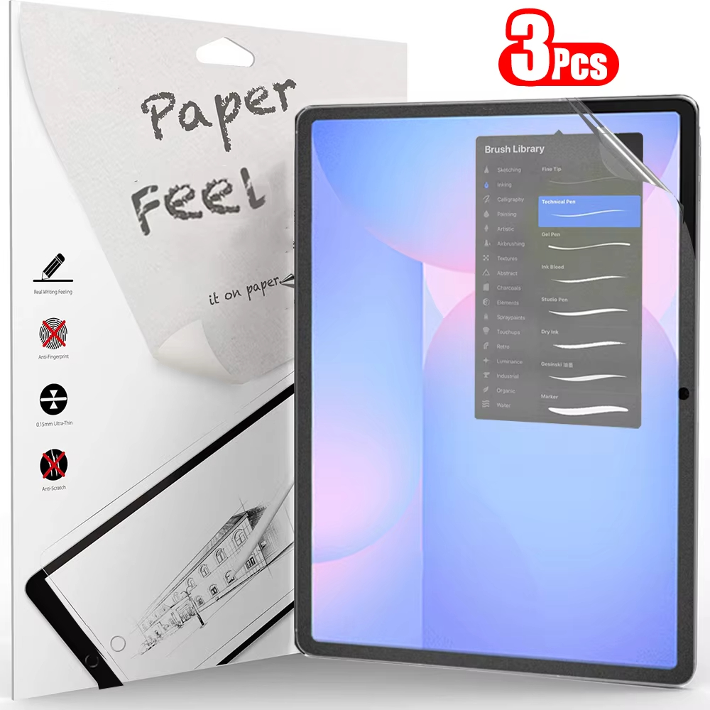 Paper Feel Screen Film - 3 szt. Folii o fakturze papieru