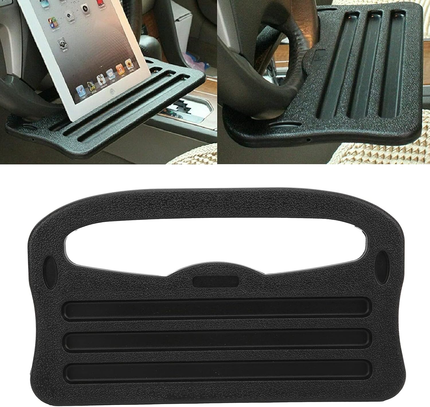 Tablet Accessory - 2w1 Taca na kierownicę samochodową, organizer