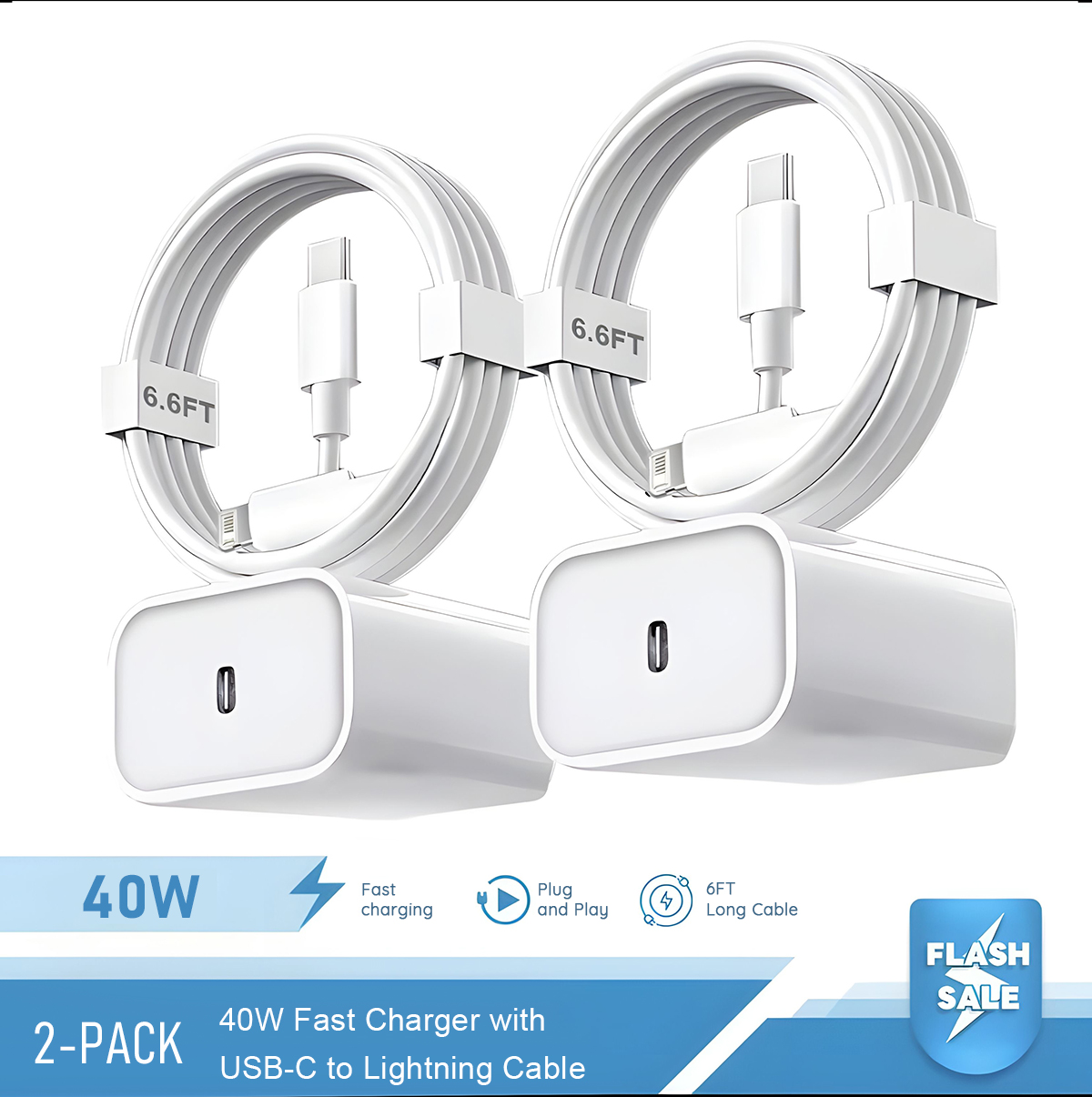Tablet Accessories Set - Zestaw 2-4 szt. szybkiej ładowarki 40W