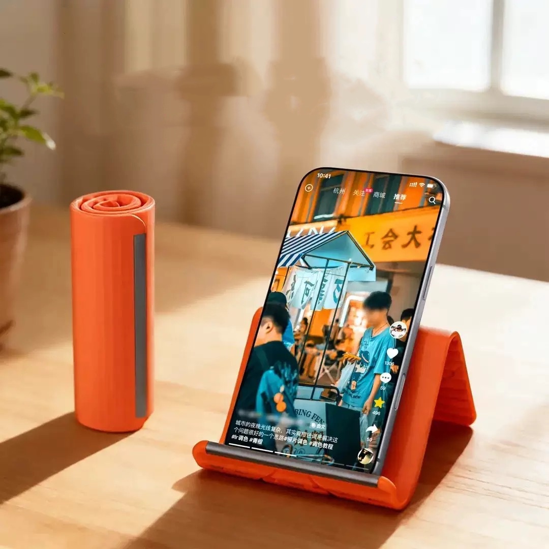 Tablet Accessory - Uniwersalny, przenośny silikonowy stojak na telefon,
