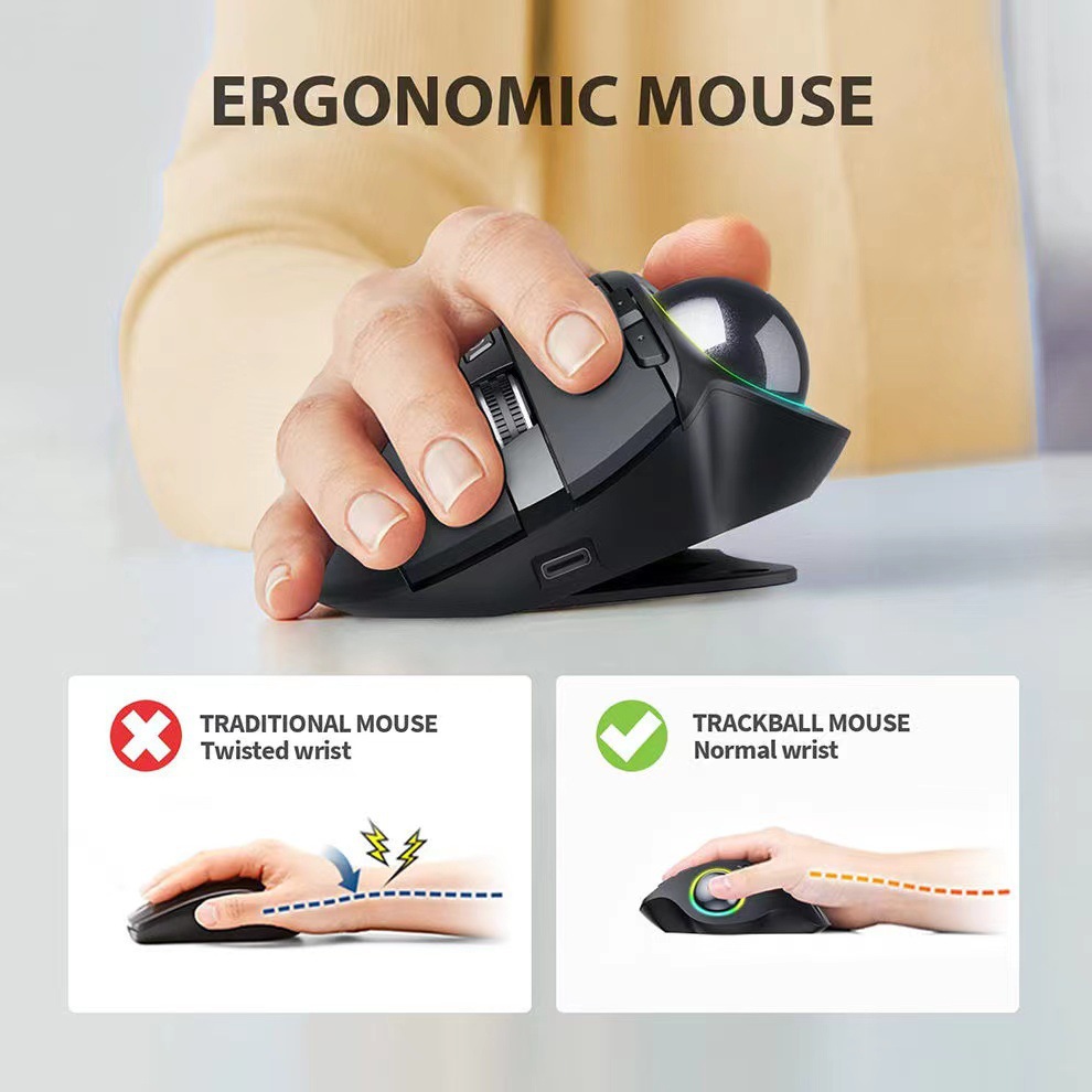 Akumulatorowa mysz trackball b – Accessories For Tablet Users recenzja i cena