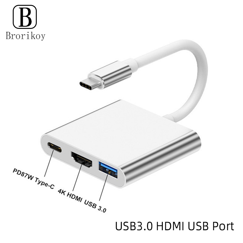 Hub USB Typu C 3 w 1 z 4K HDMI – Tablet Ipad Accessories recenzja i cena