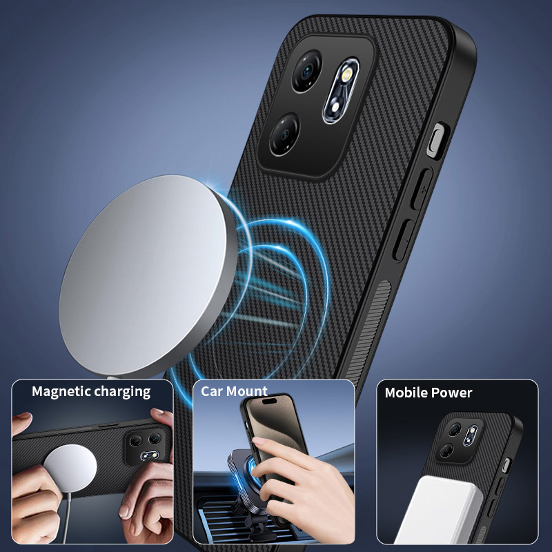 Twarde etui PC+Carbon Fiber Te – Xiaomi Redmi Note 14 recenzja i cena